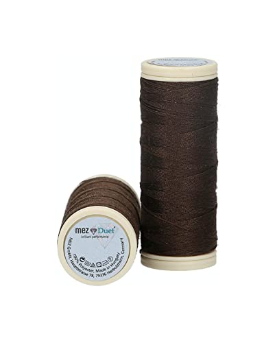 MEZ Duet Stärke 100 4644100-09030 braun Nähgarn, 100 % Polyester, 50m MEZ Duet Stärke 100 4644100-09030 braun Nähgarn, 100 % Polyester, 50m von MEZ