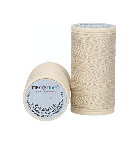 MEZ Duet Stärke 100 4645100-02530 braun Nähgarn, 100 % Polyester, 100m von MEZ
