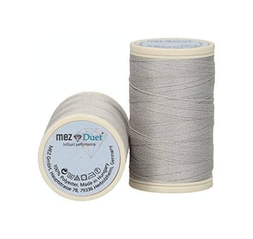 MEZ Duet Stärke 100 4646100-02002 beige Nähgarn, 100 % Polyester, 200m von MEZ