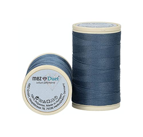 MEZ Duet Stärke 100 4646100-06563 blau Nähgarn, 100 % Polyester, 200m MEZ Duet Stärke 100 4646100-06563 blau Nähgarn, 100 % Polyester, 200m von MEZ