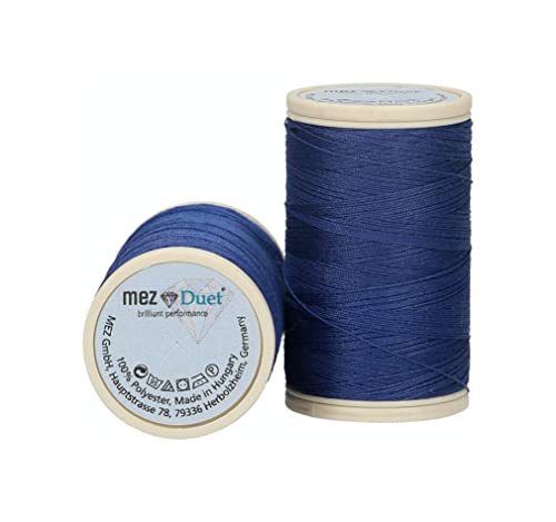 MEZ Duet Stärke 100 4646100-07629 blau Nähgarn, 100 % Polyester, 200m MEZ Duet Stärke 100 4646100-07629 blau Nähgarn, 100 % Polyester, 200m von MEZ