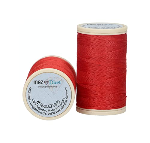 MEZ Duet Stärke 100 4646100-08230 rot Nähgarn, 100 % Polyester, 200m MEZ Duet Stärke 100 4646100-08230 rot Nähgarn, 100 % Polyester, 200m von MEZ