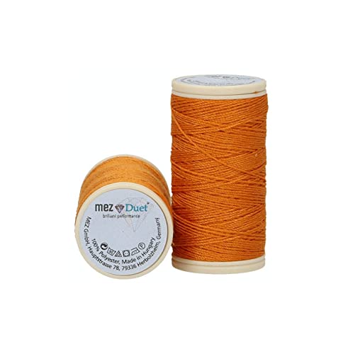 MEZ Duet Stärke 30 4642030-07288 orange Nähgarn, 100 % Polyester, 30m MEZ Duet Stärke 30 4642030-07288 orange Nähgarn, 100 % Polyester, 30m von MEZ