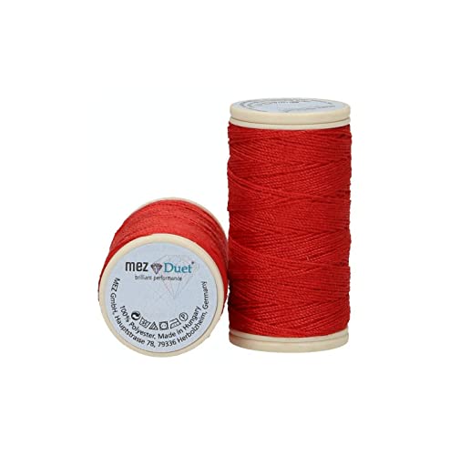 MEZ Duet Stärke 30 4642030-08230 rot Nähgarn, 100 % Polyester, 30m MEZ Duet Stärke 30 4642030-08230 rot Nähgarn, 100 % Polyester, 30m von MEZ