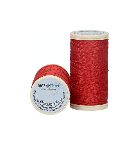 MEZ Duet Stärke 30 4642030-09229 rot Nähgarn, 100 % Polyester, 30m MEZ Duet Stärke 30 4642030-09229 rot Nähgarn, 100 % Polyester, 30m von MEZ