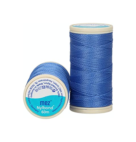 MEZ Nähgarne, 100% Nylon, 4627, 60m, 10 von MEZ