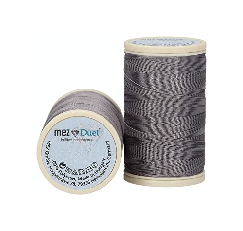 MEZ D4646-5024 Nähgarn, Polyester, 5024 Grau, 200 m, meter MEZ D4646-5024 Nähgarn, Polyester, 5024 Grau, 200 m, meter von MEZ