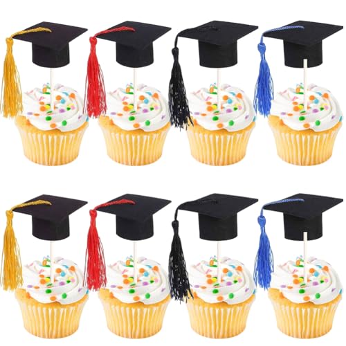 MEZHEN Doktorhut Tortendeko Abschluss Kuchen Deko Graduation Cake Topper Glückwunsch Graduation Kuchendeko Bachelor Hut Torte Deko Abschlussfeier Cupcake Topper Cap Dekoration 20 Stück MEZHEN Doktorhut Tortendeko Abschluss Kuchen Deko Graduation Cake Topper Glückwunsch Graduation Kuchendeko Bachelor Hut Torte Deko Abschlussfeier Cupcake Topper Cap Dekoration 20 Stück von MEZHEN