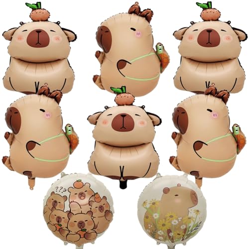 MEZHEN Folienballon Capybara Geburtstagsdeko Ballon Tiere Luftballon Folie Kindergeburtstag Deko Geburtstag Luftballons Helium Dschungel Ballons Geburtstagsfeier MEZHEN Folienballon Capybara Geburtstagsdeko Ballon Tiere Luftballon Folie Kindergeburtstag Deko Geburtstag Luftballons Helium Dschungel Ballons Geburtstagsfeier von MEZHEN