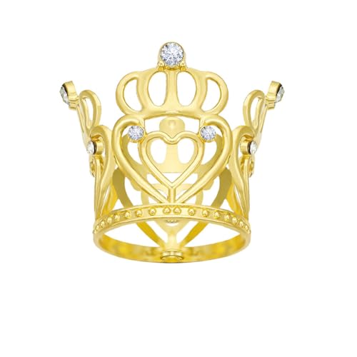 MEZHEN Krone Tortendeko Kristall Perlen Krone Kuchen Deko Kleine Krone Tiara Torte Deko Brautdusche Hochzeit Königin Kinder Geburtstag Party Kuchendeko Gold Prinzessin Kopfschmuck 5 Stück MEZHEN Krone Tortendeko Kristall Perlen Krone Kuchen Deko Kleine Krone Tiara Torte Deko Brautdusche Hochzeit Königin Kinder Geburtstag Party Kuchendeko Gold Prinzessin Kopfschmuck 5 Stück von MEZHEN