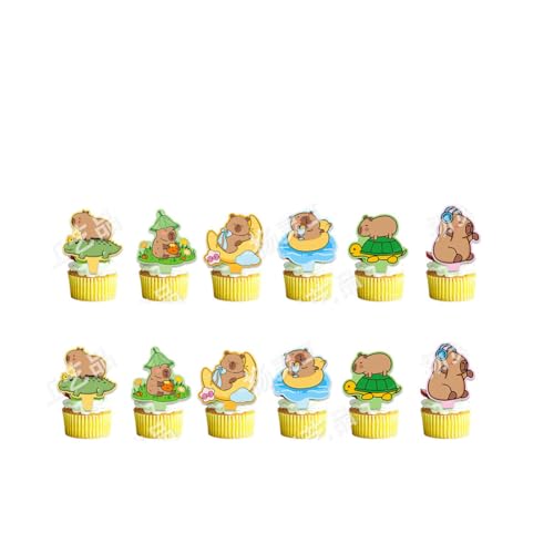 MEZHEN Tortendeko Capybara Kuchen Deko Geburtstag Cake Topper Tiere Torte Deko Kindergeburtstag Kuchendeko Muffin Happy Birthday Geburtstagsdeko Tortendekoration 49 Stück MEZHEN Tortendeko Capybara Kuchen Deko Geburtstag Cake Topper Tiere Torte Deko Kindergeburtstag Kuchendeko Muffin Happy Birthday Geburtstagsdeko Tortendekoration 49 Stück von MEZHEN