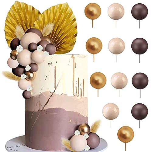MEZHEN Tortendeko Kugeln Kuchen Deko Hochzeit Torte Deko Geburtstag Cake Topper Boho Palmblätter Kuchendeko Blumen Kuchendekoration Kugel Kuchen Topper MEZHEN Tortendeko Kugeln Kuchen Deko Hochzeit Torte Deko Geburtstag Cake Topper Boho Palmblätter Kuchendeko Blumen Kuchendekoration Kugel Kuchen Topper von MEZHEN