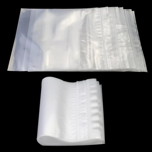 Druckverschlussbeutel I Druckverschlussbeutel Groß 50x70cm I Wiederverschließbare Beutel I Anwendbar Küchenaufbewahrung, Aufbewahrung von Büromaterial usw I 15 Stück Druckverschlussbeutel I Druckverschlussbeutel Groß 50x70cm I Wiederverschließbare Beutel I Anwendbar Küchenaufbewahrung, Aufbewahrung von Büromaterial usw I 15 Stück von MEZYJIUCOM