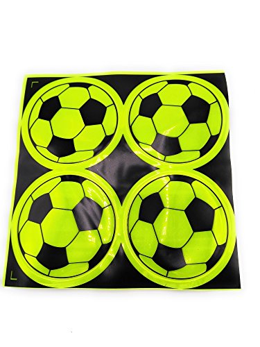 MEger 20 Fußballsticker reflektierend Fußball Aufkleber MEger 20 Fußballsticker reflektierend Fußball Aufkleber von MEger