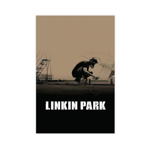MExmob Linkin Park Filmposter auf Leinwand, Wandkunst, Dekordruck, Gemälde für Wohnzimmer, Schlafzimmer, Dekoration, ungerahmt, 40 x 60 cm MExmob Linkin Park Filmposter auf Leinwand, Wandkunst, Dekordruck, Gemälde für Wohnzimmer, Schlafzimmer, Dekoration, ungerahmt, 40 x 60 cm von MExmob