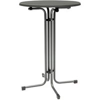 MFG Freizeitmöbel Stehtisch rund Spanplatte anthrazit, schiefer 80,0 x 80,0 x 110,0 cm, 1 St. MFG Freizeitmöbel Stehtisch rund Spanplatte anthrazit, schiefer 80,0 x 80,0 x 110,0 cm, 1 St. von MFG Freizeitmöbel