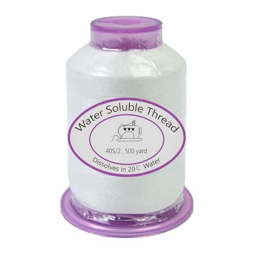 MFYOUPK Allzweck Nähgarn | 455.0 m wasserlösliches Nähgarn - Auflösbarer Faden für Kostümherstellung Stoffkunst Handarbeiten Stickarbeiten Hobbyisten MFYOUPK Allzweck Nähgarn | 455.0 m wasserlösliches Nähgarn - Auflösbarer Faden für Kostümherstellung Stoffkunst Handarbeiten Stickarbeiten Hobbyisten von MFYOUPK