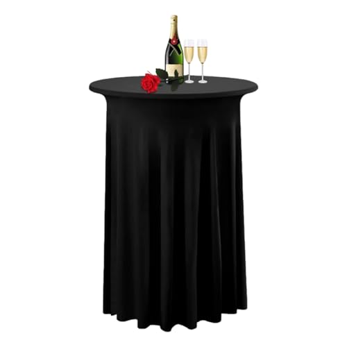 MFYOUPK Bezüge Für Cocktailtische - Spandex Cocktail Tischdecke Hochtisch Tischdecke | Rund Tischrock Für Wohnküche Hochzeit Party Halloween Fest von MFYOUPK