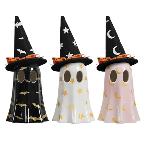 MFYOUPK Geisterstatuen Und Figuren | Halloween Schreibtischdekoration - Harzgeist Mit Hexenhut Für Tisch Schreibtisch Kamin Bücherregal Kaminsims Innendekoration Halloween Deko MFYOUPK Geisterstatuen Und Figuren | Halloween Schreibtischdekoration - Harzgeist Mit Hexenhut Für Tisch Schreibtisch Kamin Bücherregal Kaminsims Innendekoration Halloween Deko von MFYOUPK