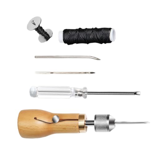 MFYOUPK Leder Nähset,Robustes Leder Reparatur Set | Handwerk Zubehör Für Möbel Zelt Outdoor Buch Haus Tasche Sitz MFYOUPK Leder Nähset,Robustes Leder Reparatur Set | Handwerk Zubehör Für Möbel Zelt Outdoor Buch Haus Tasche Sitz von MFYOUPK