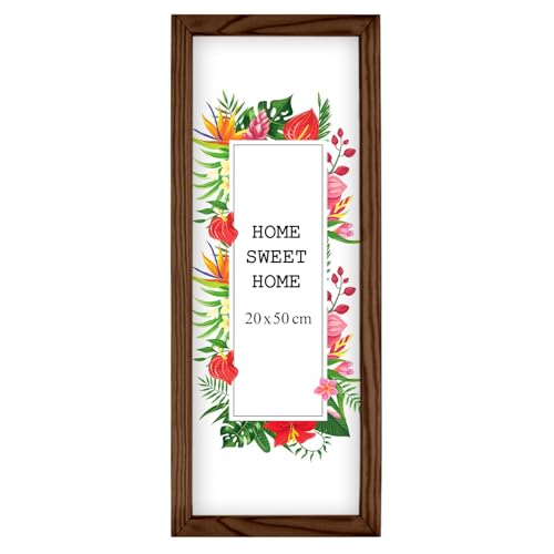MG Design Bilderrahmen 20 x 50 cm - Farbe Braun, aus Holz, mit Acrylglas - zum vertikalen oder horizontalen Aufhängen, ohne Hintergrund, für Fotos, Poster, Puzzles MG Design Bilderrahmen 20 x 50 cm - Farbe Braun, aus Holz, mit Acrylglas - zum vertikalen oder horizontalen Aufhängen, ohne Hintergrund, für Fotos, Poster, Puzzles von MG Design