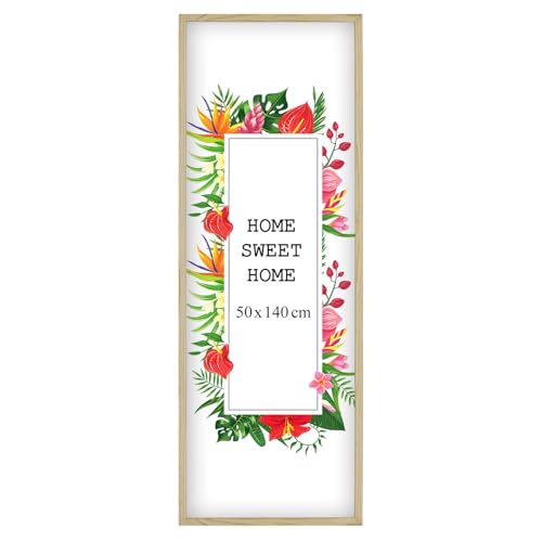 MG Design Bilderrahmen 50 x 140 cm - Farbe Natur, aus Holz, mit Acrylglas - zum vertikalen oder horizontalen Aufhängen, ohne Hintergrund, für Fotos, Poster, Puzzles MG Design Bilderrahmen 50 x 140 cm - Farbe Natur, aus Holz, mit Acrylglas - zum vertikalen oder horizontalen Aufhängen, ohne Hintergrund, für Fotos, Poster, Puzzles von MG Design