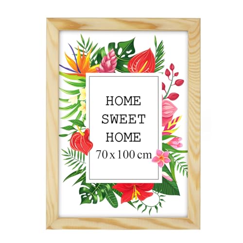 MG Design Bilderrahmen B1 70 x 100 cm - Farbe Natur, aus Holz, mit Acrylglas - zum vertikalen oder horizontalen Aufhängen, ohne Hintergrund, für Fotos, Poster, Puzzles MG Design Bilderrahmen B1 70 x 100 cm - Farbe Natur, aus Holz, mit Acrylglas - zum vertikalen oder horizontalen Aufhängen, ohne Hintergrund, für Fotos, Poster, Puzzles von MG Design