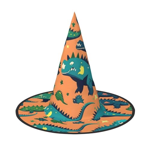 MGGAklp Dinosaurier-Druck, Partyhut, Halloween, Karneval, Hexenhüte für Mottopartys, Urlaubsdekoration von MGGAklp