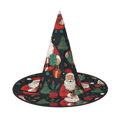 MGGAklp Frohe Weihnachten Druck Party Hut Halloween Karneval Hexen Hüte für Mottopartys Urlaub Dekor MGGAklp Frohe Weihnachten Druck Party Hut Halloween Karneval Hexen Hüte für Mottopartys Urlaub Dekor von MGGAklp