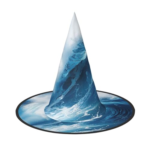 MGGAklp Großer Ozeanwellen-HD-Druck, Partyhut, Halloween, Karneval, Hexenhüte für Mottopartys, Urlaubsdekoration MGGAklp Großer Ozeanwellen-HD-Druck, Partyhut, Halloween, Karneval, Hexenhüte für Mottopartys, Urlaubsdekoration von MGGAklp