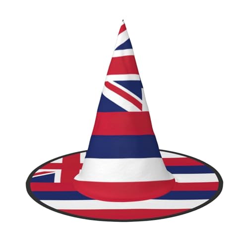 MGGAklp Hawaii-Flaggen-Druck, Partyhut, Halloween, Karneval, Hexenhüte für Mottopartys, Urlaubsdekoration MGGAklp Hawaii-Flaggen-Druck, Partyhut, Halloween, Karneval, Hexenhüte für Mottopartys, Urlaubsdekoration von MGGAklp