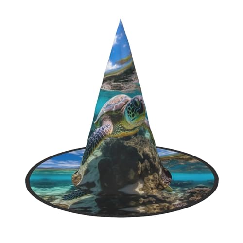 MGGAklp Lord Howe Island Sea Turtle Print Party Hut Halloween Karneval Hexen Hüte für Mottopartys Urlaub Dekor MGGAklp Lord Howe Island Sea Turtle Print Party Hut Halloween Karneval Hexen Hüte für Mottopartys Urlaub Dekor von MGGAklp