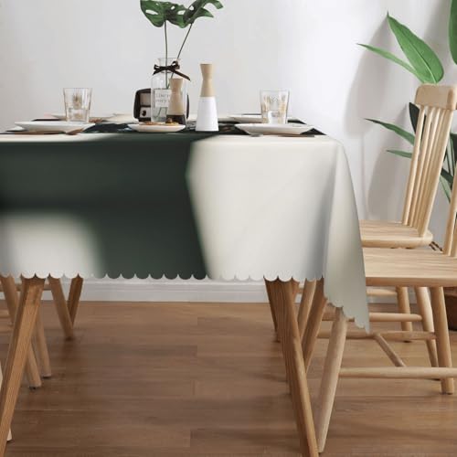 MGGAklp Niedliche rechteckige Tischdecke mit französischer Bulldogge, waschbar, für Esszimmer, Party, drinnen und draußen von MGGAklp