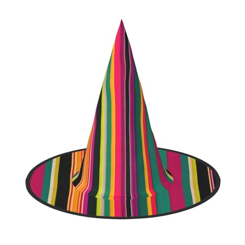 MGGAklp Partyhut in Regenbogenfarben, gestreift, für Halloween, Karneval, Hexenhüte für Mottopartys, Urlaubsdekoration MGGAklp Partyhut in Regenbogenfarben, gestreift, für Halloween, Karneval, Hexenhüte für Mottopartys, Urlaubsdekoration von MGGAklp