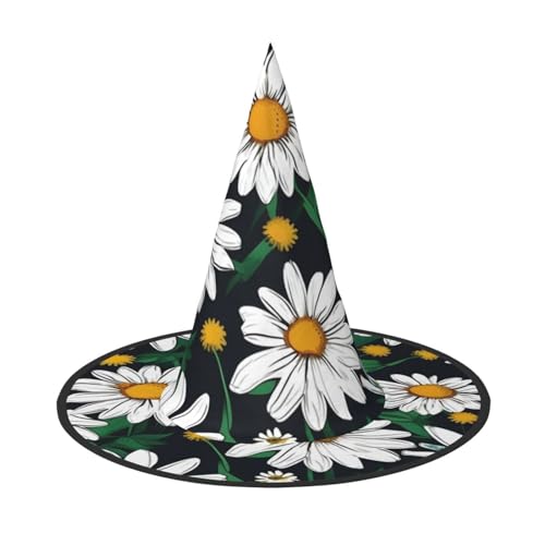 MGGAklp Partyhut mit Blumen- und Gänseblümchen-Aufdruck, Halloween, Karneval, Hexenhüte für Mottopartys, Urlaubsdekoration MGGAklp Partyhut mit Blumen- und Gänseblümchen-Aufdruck, Halloween, Karneval, Hexenhüte für Mottopartys, Urlaubsdekoration von MGGAklp