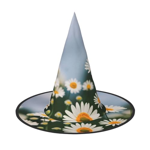 MGGAklp Partyhut mit Gänseblümchen-Aufdruck, Halloween, Karneval, Hexenhüte für Mottopartys, Urlaubsdekoration MGGAklp Partyhut mit Gänseblümchen-Aufdruck, Halloween, Karneval, Hexenhüte für Mottopartys, Urlaubsdekoration von MGGAklp