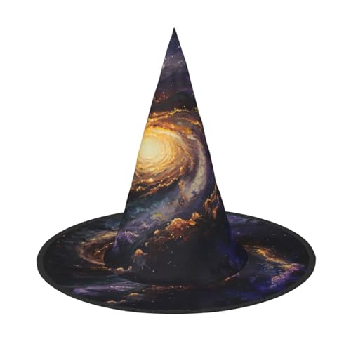 MGGAklp Partyhut mit Galaxie-Druck, Halloween, Karneval, Hexenhüte für Mottopartys, Urlaubsdekoration MGGAklp Partyhut mit Galaxie-Druck, Halloween, Karneval, Hexenhüte für Mottopartys, Urlaubsdekoration von MGGAklp