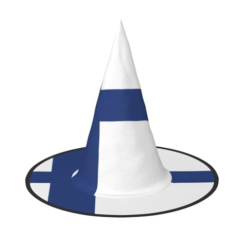 MGGAklp Partyhut mit finnischer Flagge, Halloween, Karneval, Hexenhüte für Mottopartys, Urlaubsdekoration von MGGAklp