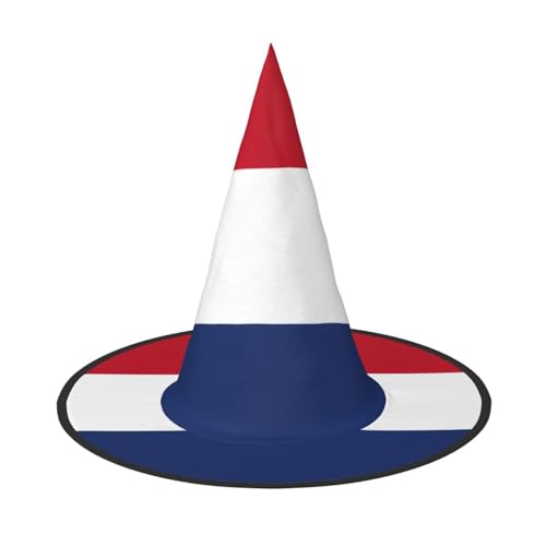 MGGAklp Partyhut mit niederländischer Flagge, Halloween, Karneval, Hexenhüte für Mottopartys, Urlaubsdekoration von MGGAklp