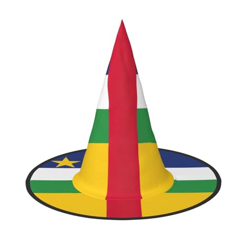 MGGAklp Partyhut mit zentralafrikanischer Flagge, Halloween, Karneval, Hexenhüte für Mottopartys, Urlaubsdekoration MGGAklp Partyhut mit zentralafrikanischer Flagge, Halloween, Karneval, Hexenhüte für Mottopartys, Urlaubsdekoration von MGGAklp