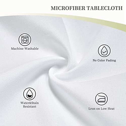 MGGAklp Rechteckige Tischdecke mit buntem Tulpenmuster, waschbar, für Esszimmer, Party, drinnen und draußen von MGGAklp