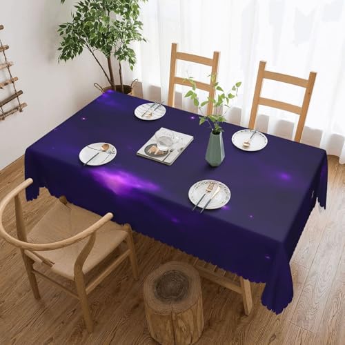 MGGAklp Rechteckige Tischdecke mit magischem Galaxie-Himmel-Druck, waschbar, für Esszimmer, Party, drinnen und draußen MGGAklp Rechteckige Tischdecke mit magischem Galaxie-Himmel-Druck, waschbar, für Esszimmer, Party, drinnen und draußen von MGGAklp