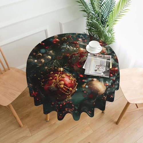 MGGAklp Tischdecke mit Aufdruck "Merry Christmas", waschbar, wiederverwendbar, für Zuhause, Urlaub, Party-Dekoration MGGAklp Tischdecke mit Aufdruck "Merry Christmas", waschbar, wiederverwendbar, für Zuhause, Urlaub, Party-Dekoration von MGGAklp