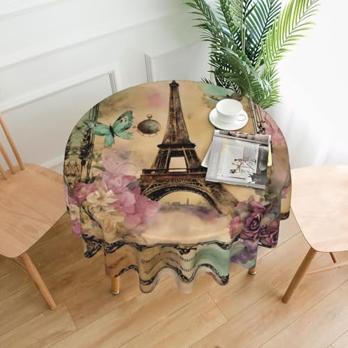 MGGAklp Tischdecke mit Paris-Eiffelturm-Druck, waschbar, wiederverwendbar, für Zuhause, Urlaub, Party-Dekoration MGGAklp Tischdecke mit Paris-Eiffelturm-Druck, waschbar, wiederverwendbar, für Zuhause, Urlaub, Party-Dekoration von MGGAklp