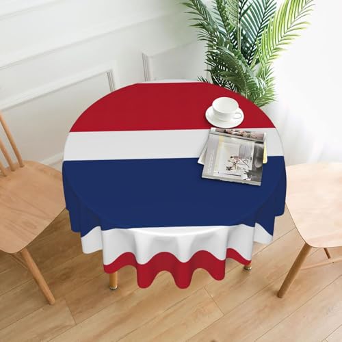 MGGAklp Tischdecke mit niederländischer Flagge, waschbar, wiederverwendbar, für Zuhause, Urlaub, Party-Dekoration MGGAklp Tischdecke mit niederländischer Flagge, waschbar, wiederverwendbar, für Zuhause, Urlaub, Party-Dekoration von MGGAklp
