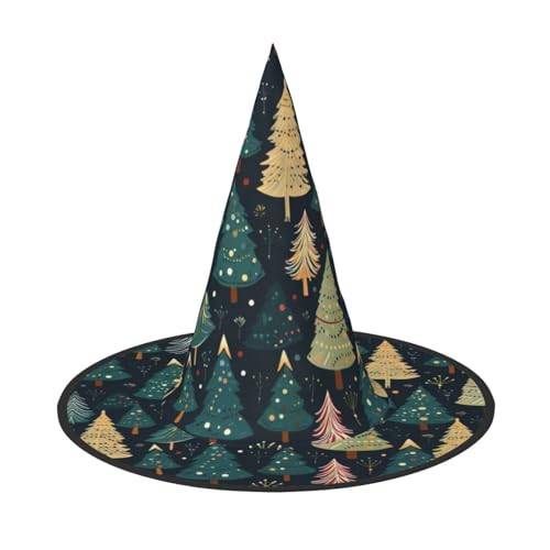 MGGAklp Weihnachtsbaum-Druck, Partyhut, Halloween, Karneval, Hexenhüte für Mottopartys, Urlaubsdekoration MGGAklp Weihnachtsbaum-Druck, Partyhut, Halloween, Karneval, Hexenhüte für Mottopartys, Urlaubsdekoration von MGGAklp