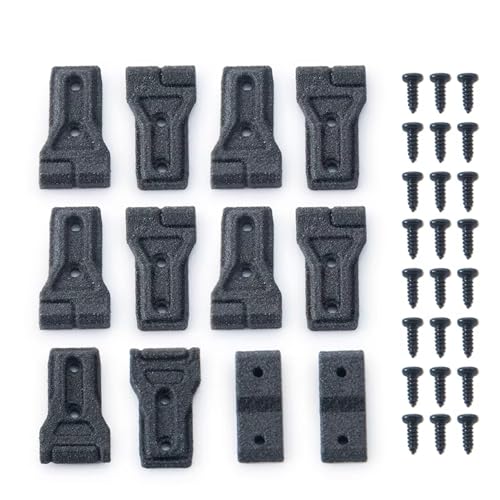 Kompatibel Mit Axial Für SCX10 III AXI03006 Für Gladiator Für Wrangler 1/10 RC Crawler Car Upgrade-Teile Nylon-Tür-Fenster-Scharnier-Kit RC Autozubehör von MGHGFYTAS