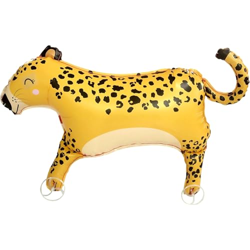 Gehener Leoparden-Ballon mit Rädern, selbststehend, Dschungel, Tiger, Elefant, Zebra, Giraffe, Hase, Dinosaurier-Ballon, Wald, Safari, Zoo, Thema, Babyparty, Geburtstagsparty, Dekoration Gehener Leoparden-Ballon mit Rädern, selbststehend, Dschungel, Tiger, Elefant, Zebra, Giraffe, Hase, Dinosaurier-Ballon, Wald, Safari, Zoo, Thema, Babyparty, Geburtstagsparty, Dekoration von MGJSRNH