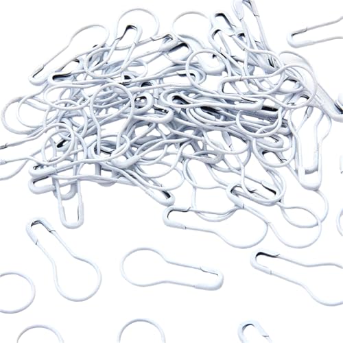100 Stück bunte Sicherheitsnadeln aus Metall, zum Stricken, Verriegeln, Marker-Clip, Kürbisform, zum Stricken und Basteln 100 Stück bunte Sicherheitsnadeln aus Metall, zum Stricken, Verriegeln, Marker-Clip, Kürbisform, zum Stricken und Basteln von MHADBKH