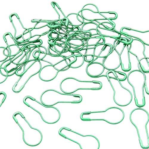 100 Stück bunte Sicherheitsnadeln aus Metall, zum Stricken, Verriegeln, Marker-Clip, Kürbisform, zum Stricken und Basteln 100 Stück bunte Sicherheitsnadeln aus Metall, zum Stricken, Verriegeln, Marker-Clip, Kürbisform, zum Stricken und Basteln von MHADBKH